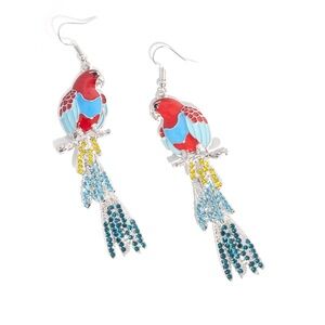 Colorful Parrot Earrings